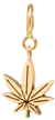 14k midi bitty mary jane charm pendant on spring ring