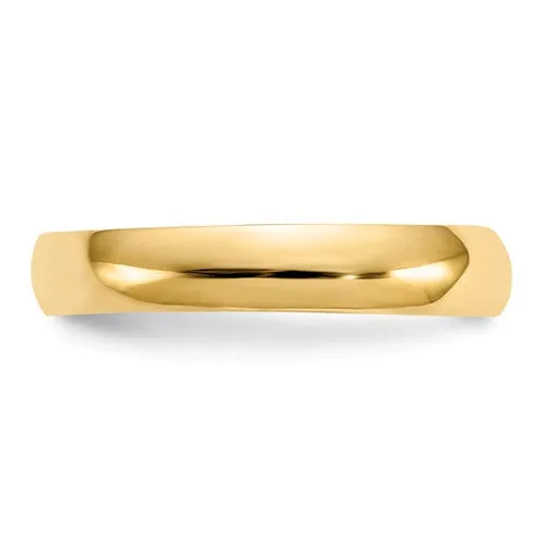 14k Yellow Gold 3mm Wide High Polish Toe Ring