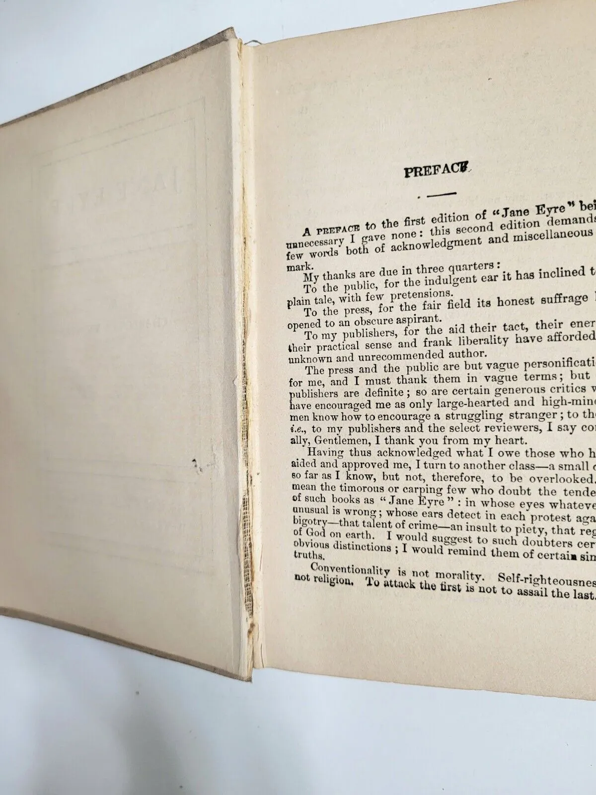 1910 JANE EYRE Charlotte Bronte, Grosset & Dunlap hardcover