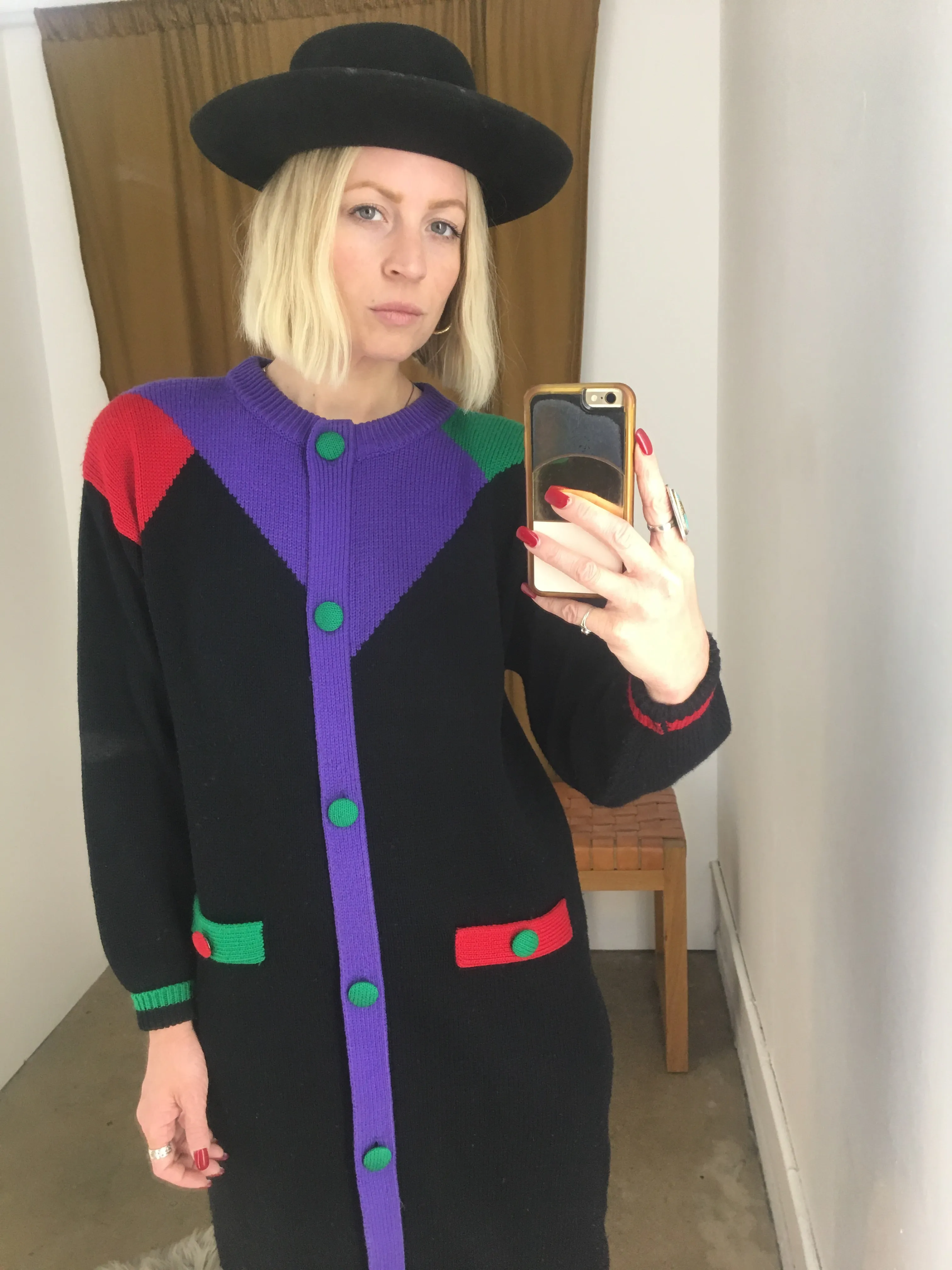 1980’s SWEATER DRESS / MEDIUM