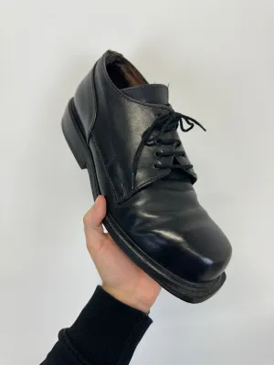 1996 Dirk Bikkembergs square toe vintage derby leather boots