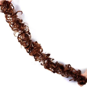 23" Long Curly Hair Open End Scrunchie Wrap Hairpiece Bun Maker