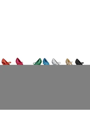 4 Glitter Mary Jane With 1Concealed Platform.