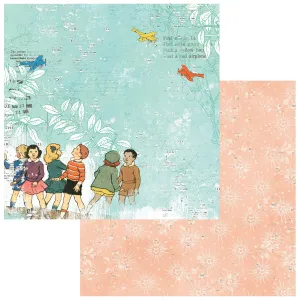 49 & Market - Toddler Time - 12x12 Single Sheets - Airplanes