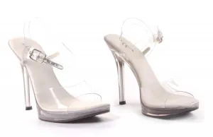 5" Brook Heel - Clear - Size
