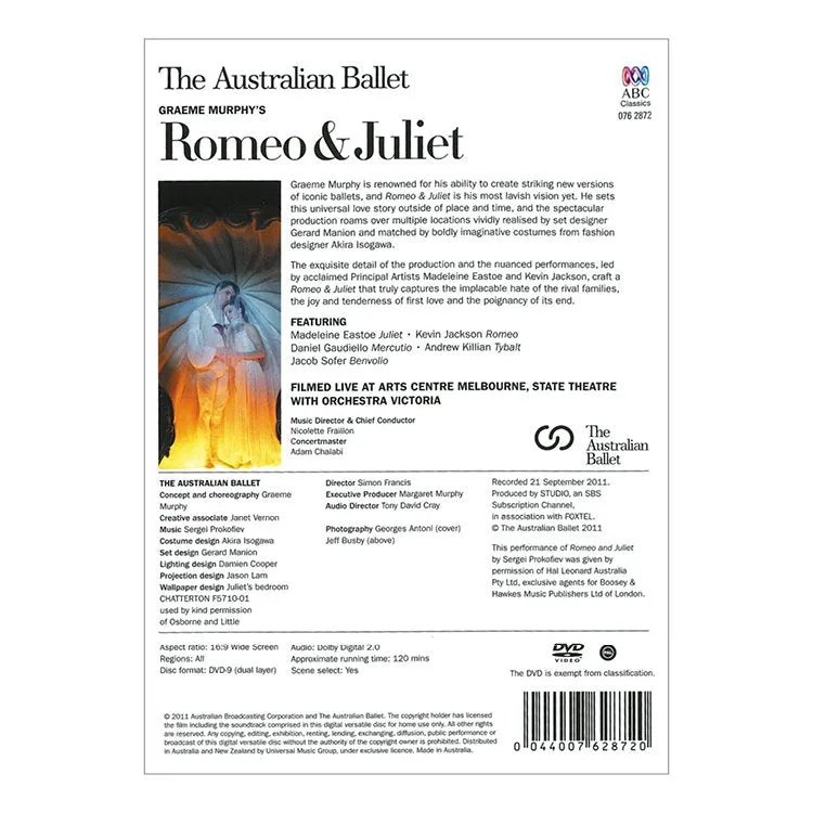 70089 - The Australian Ballet. Romeo & Juliet