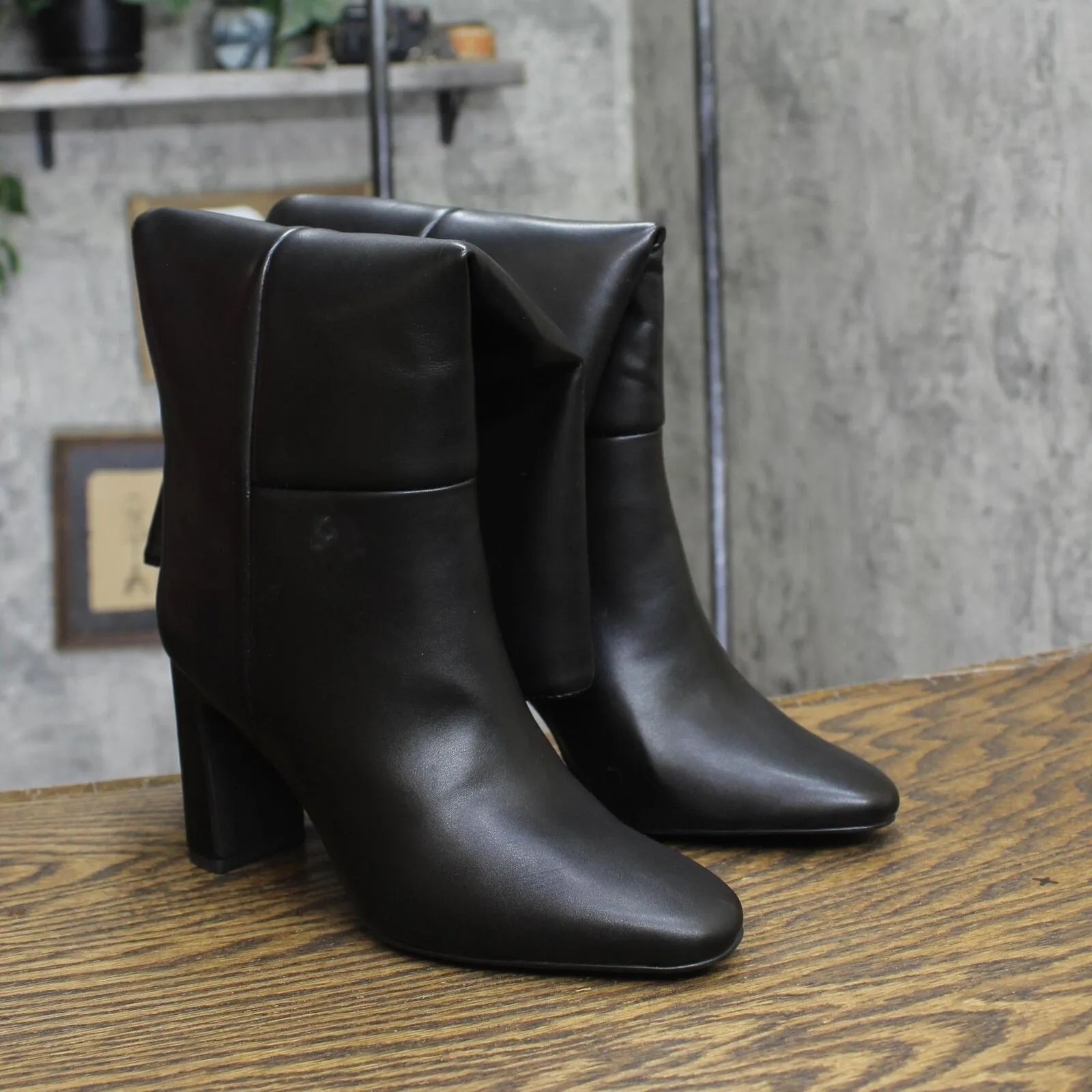 A New Day Womens Livia Stovepipe Tall Boots 90975042 Black 6.5M