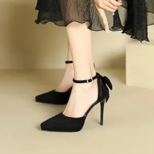 'Adhara' Ankle Strap Stiletto Heels