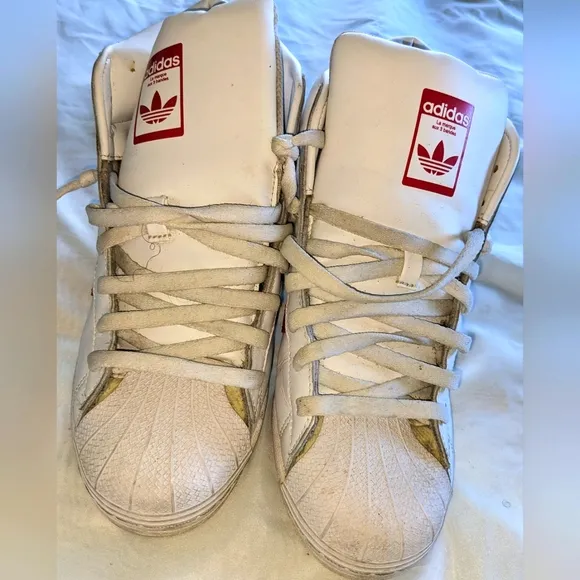Adidas Men's Pro Model Shell Toe High Tops