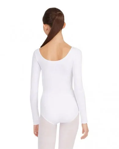 Adult Long Sleeve Leotard (White) TB135 And TB135X