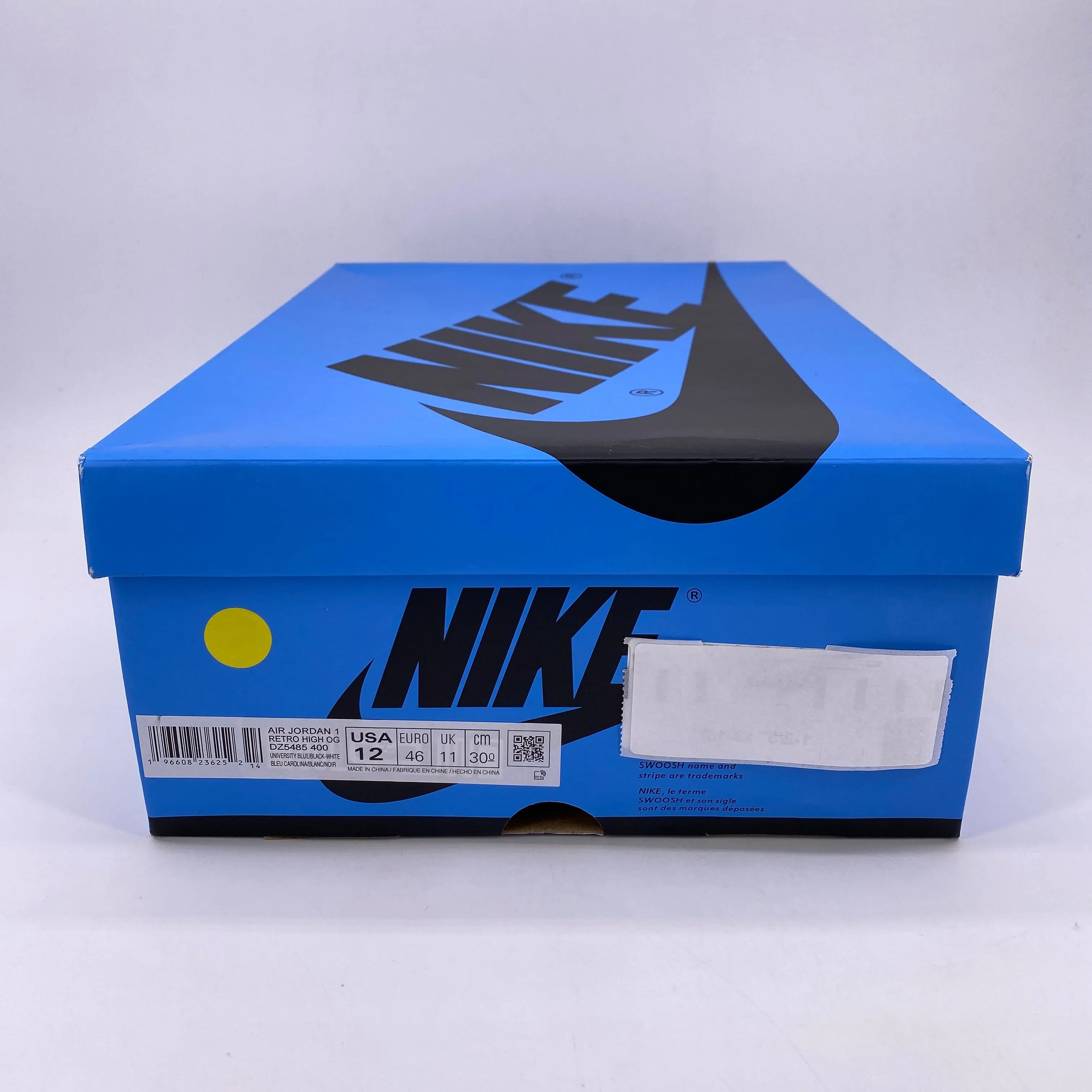 Air Jordan 1 Retro High OG "Unc Toe" 2023 New Size 12