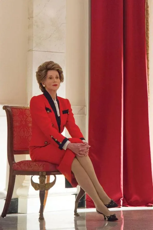 AKRIS "The Butler" JANE FONDA Black & Red Boucle Suit Size 4