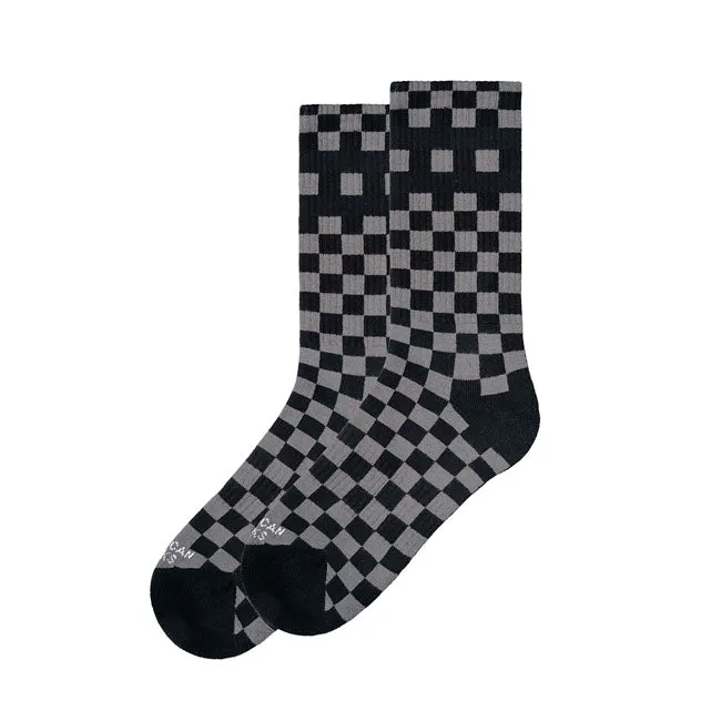 American Socks Mid high Checkerboard. Sokker