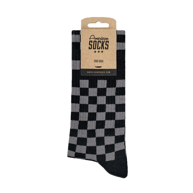 American Socks Mid high Checkerboard. Sokker