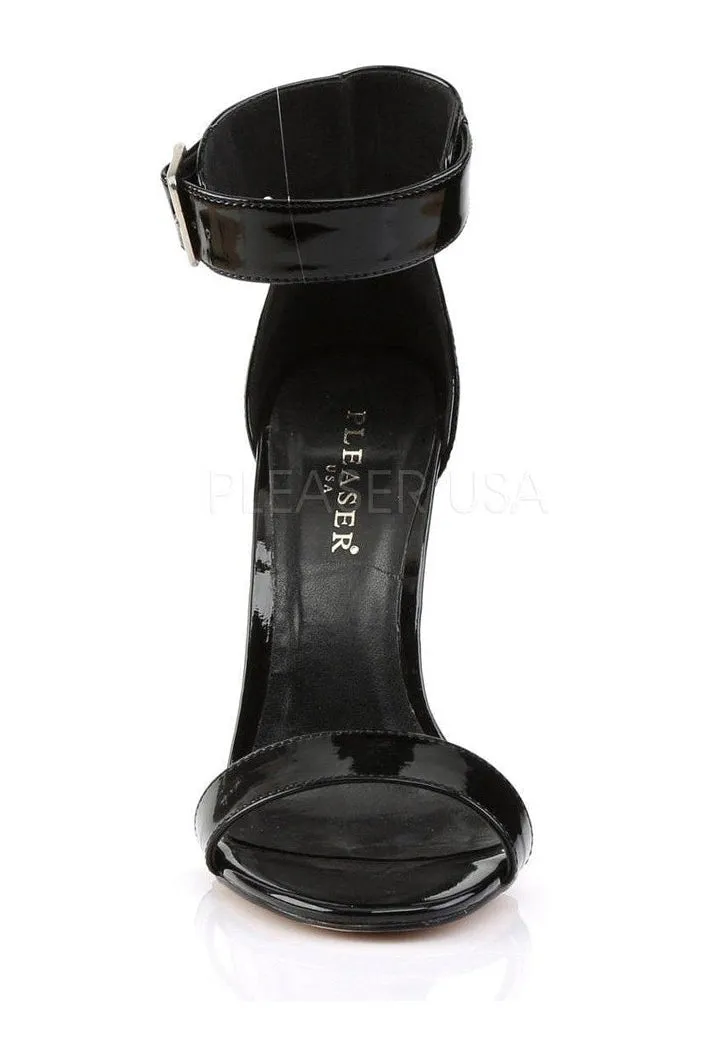 AMUSE-10 Sandal  | Black Patent