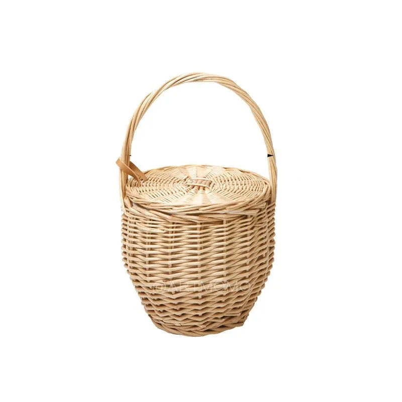Années 70 Sac Panier En Osier Jane Birkin