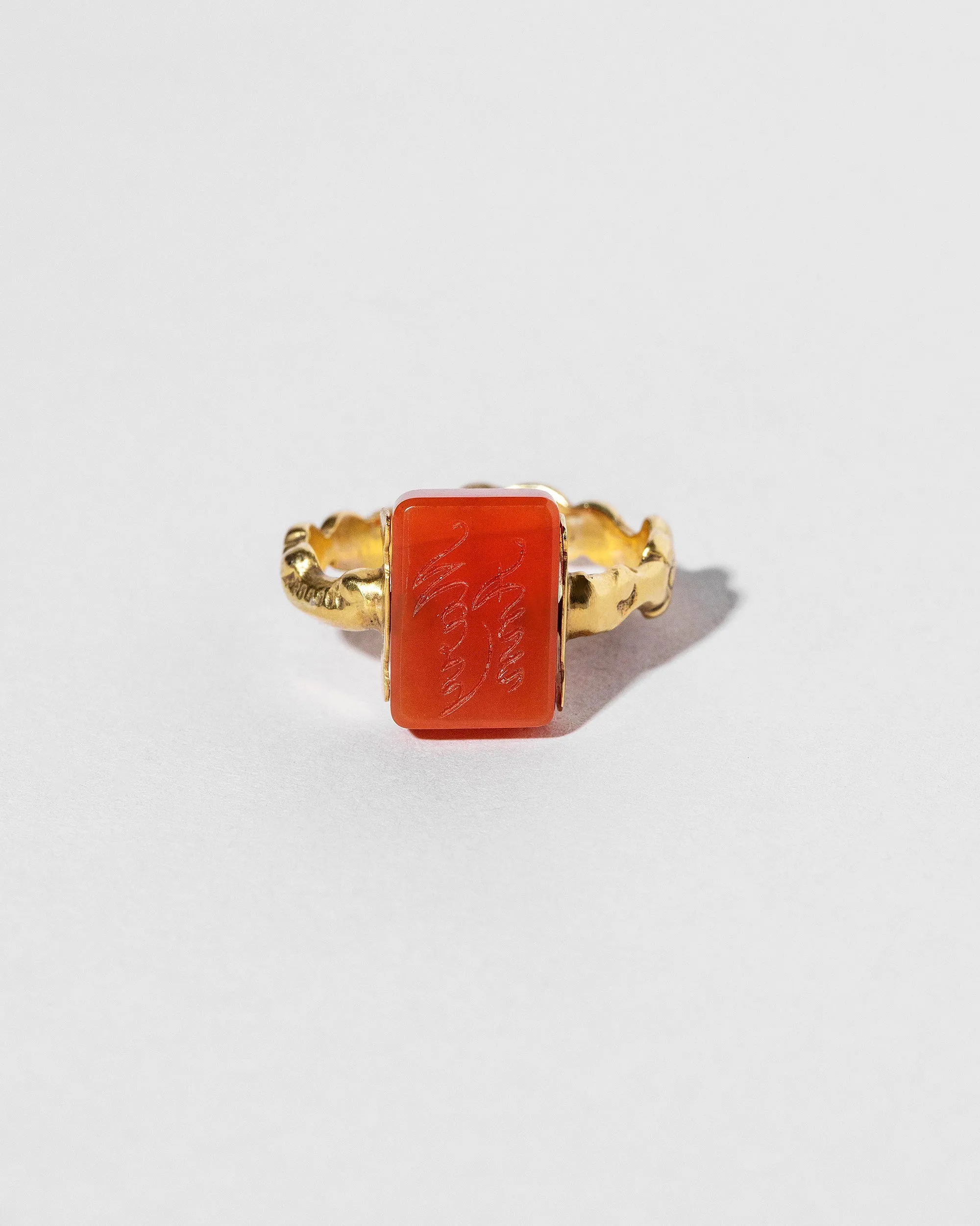 Antique Carnelian Flip Ring