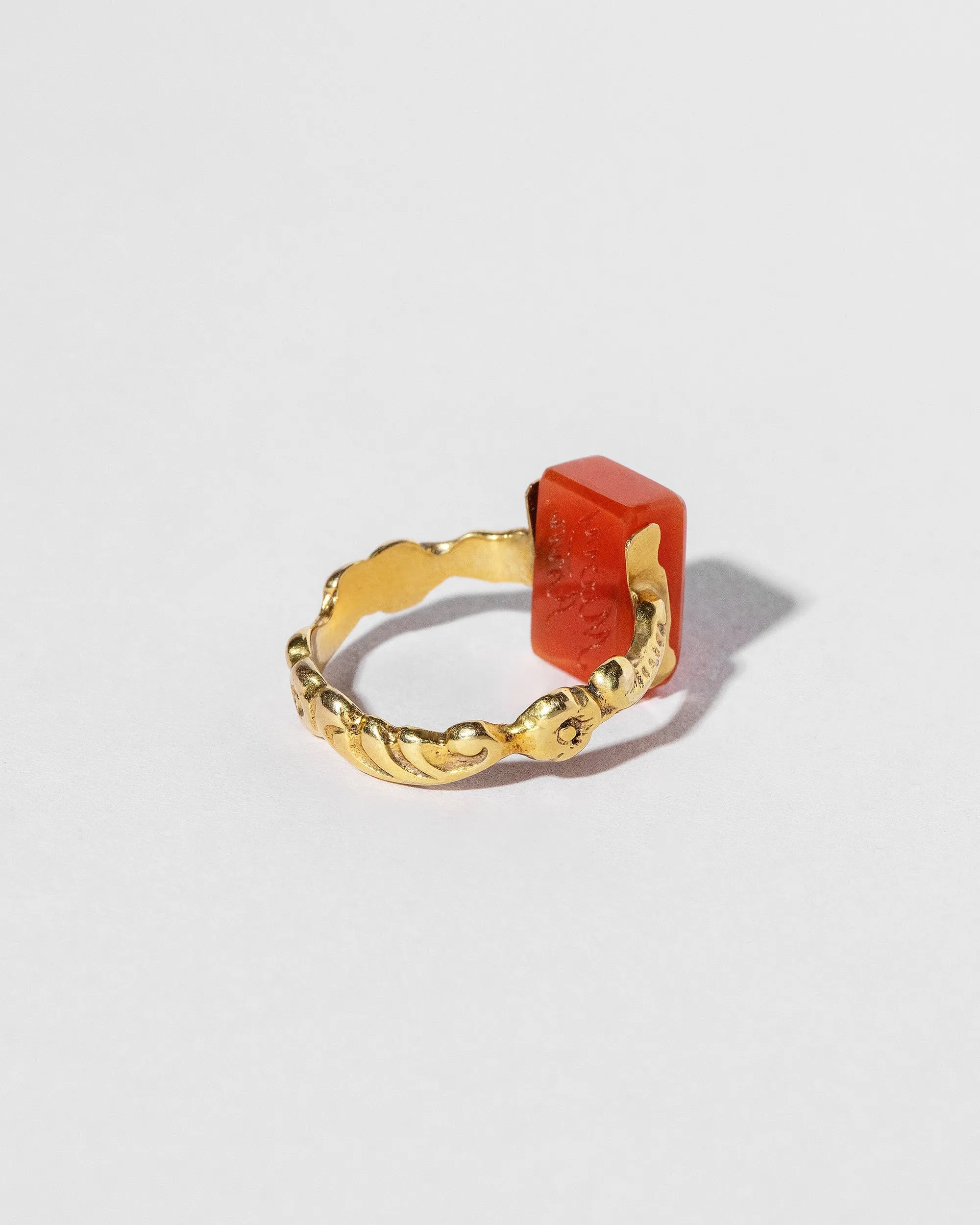 Antique Carnelian Flip Ring