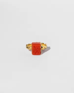 Antique Carnelian Flip Ring