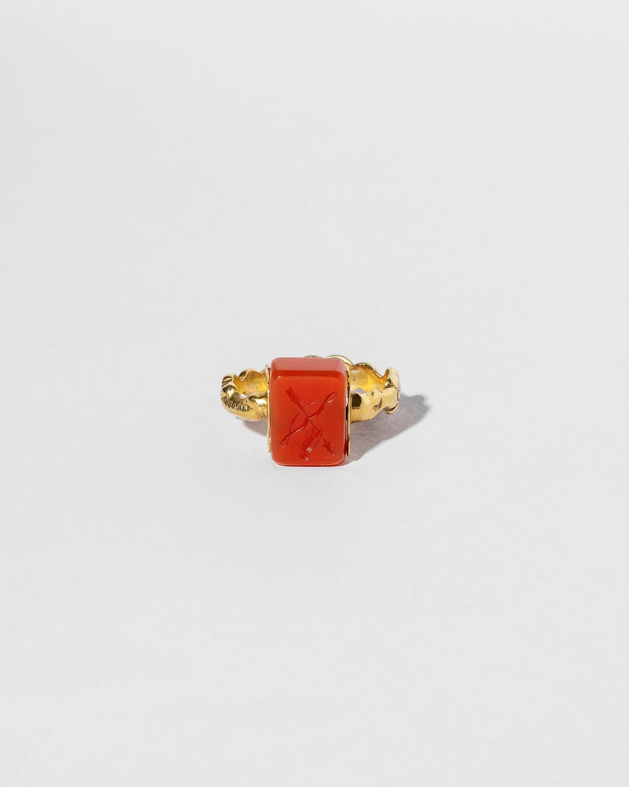 Antique Carnelian Flip Ring