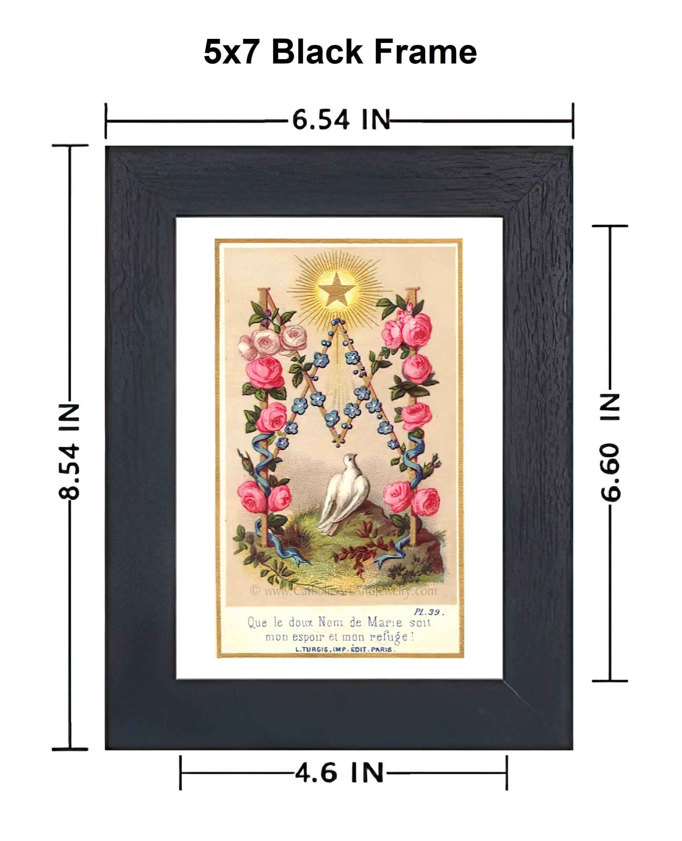 Ave Maria – 2 sizes – Based on a Vintage Holy Card