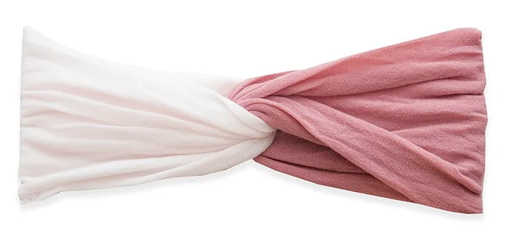 Baby Bling Mauve/Ballet Pink Twist Headband