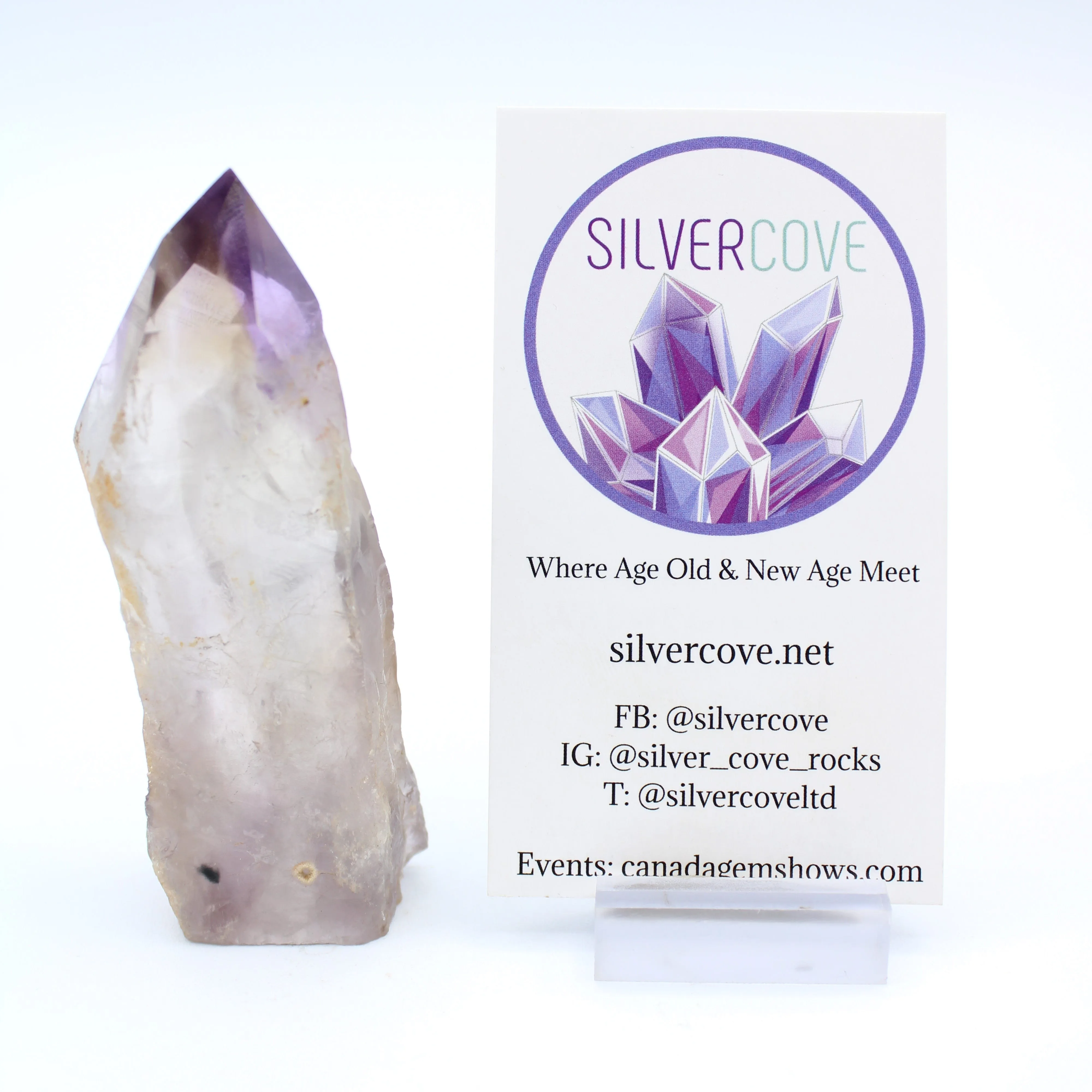 Bahai Amethyst Point - Mine Closed