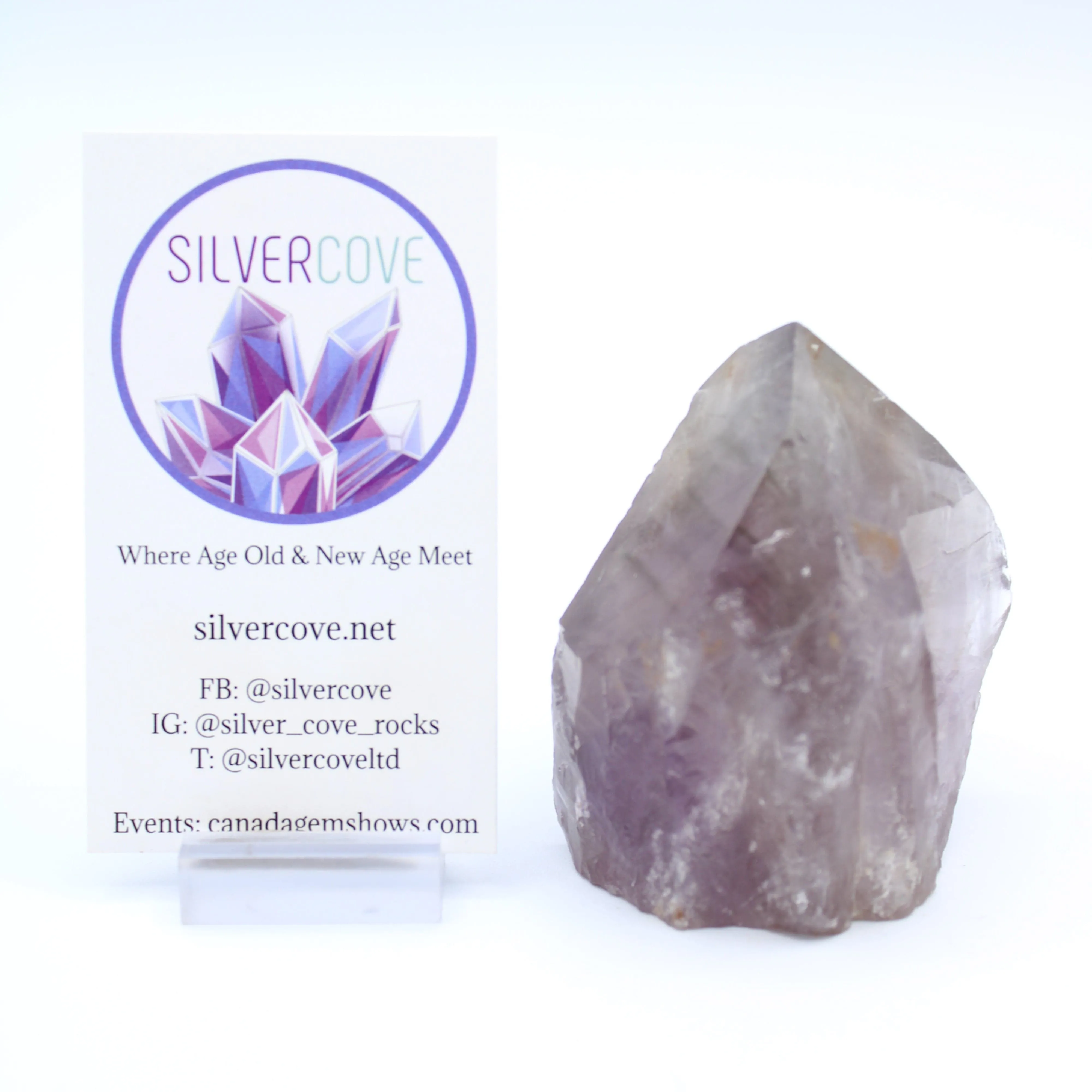 Bahai Amethyst Point - Mine Closed