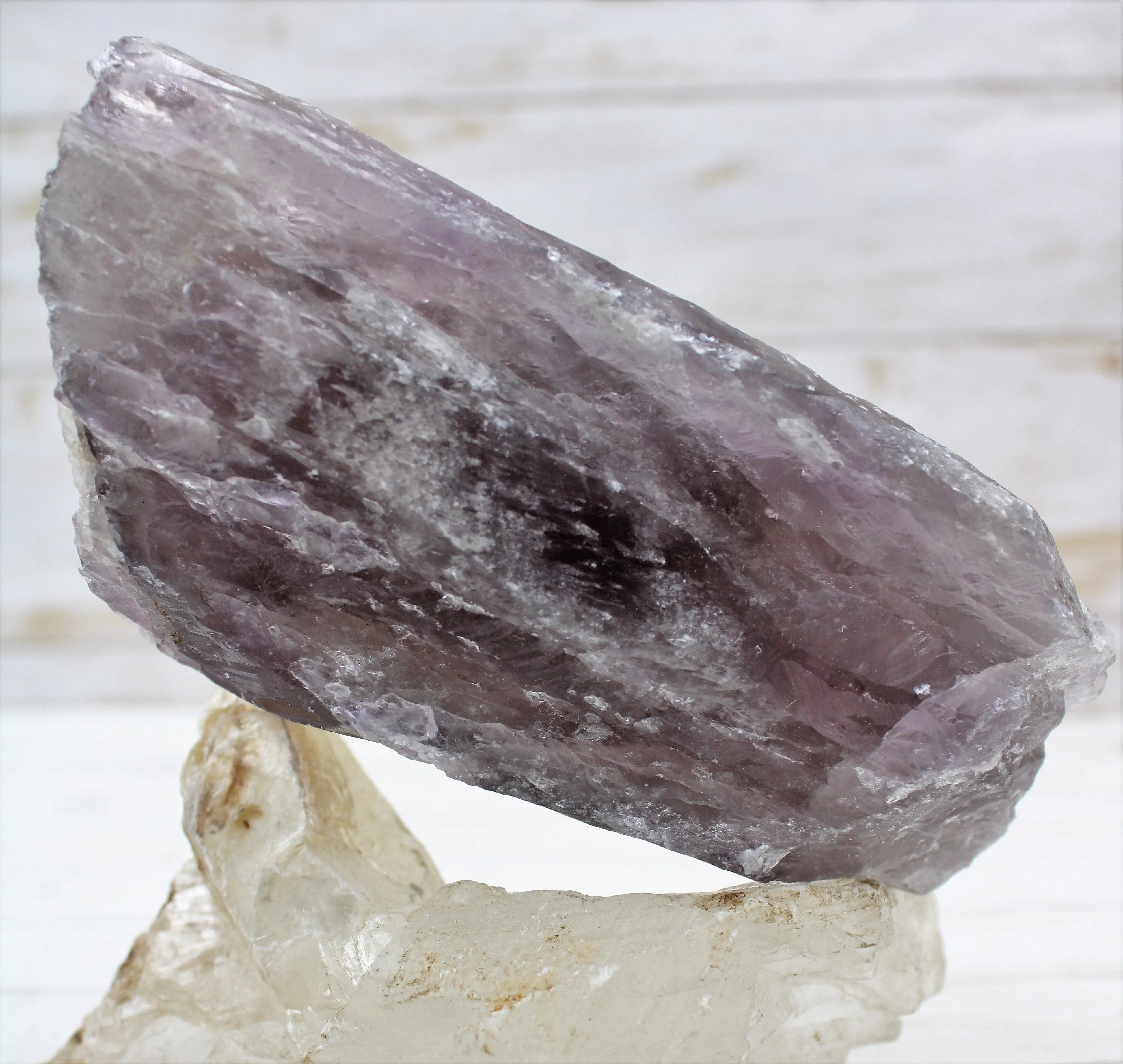 Bahai Natural Amethyst Wand     Mine Closed