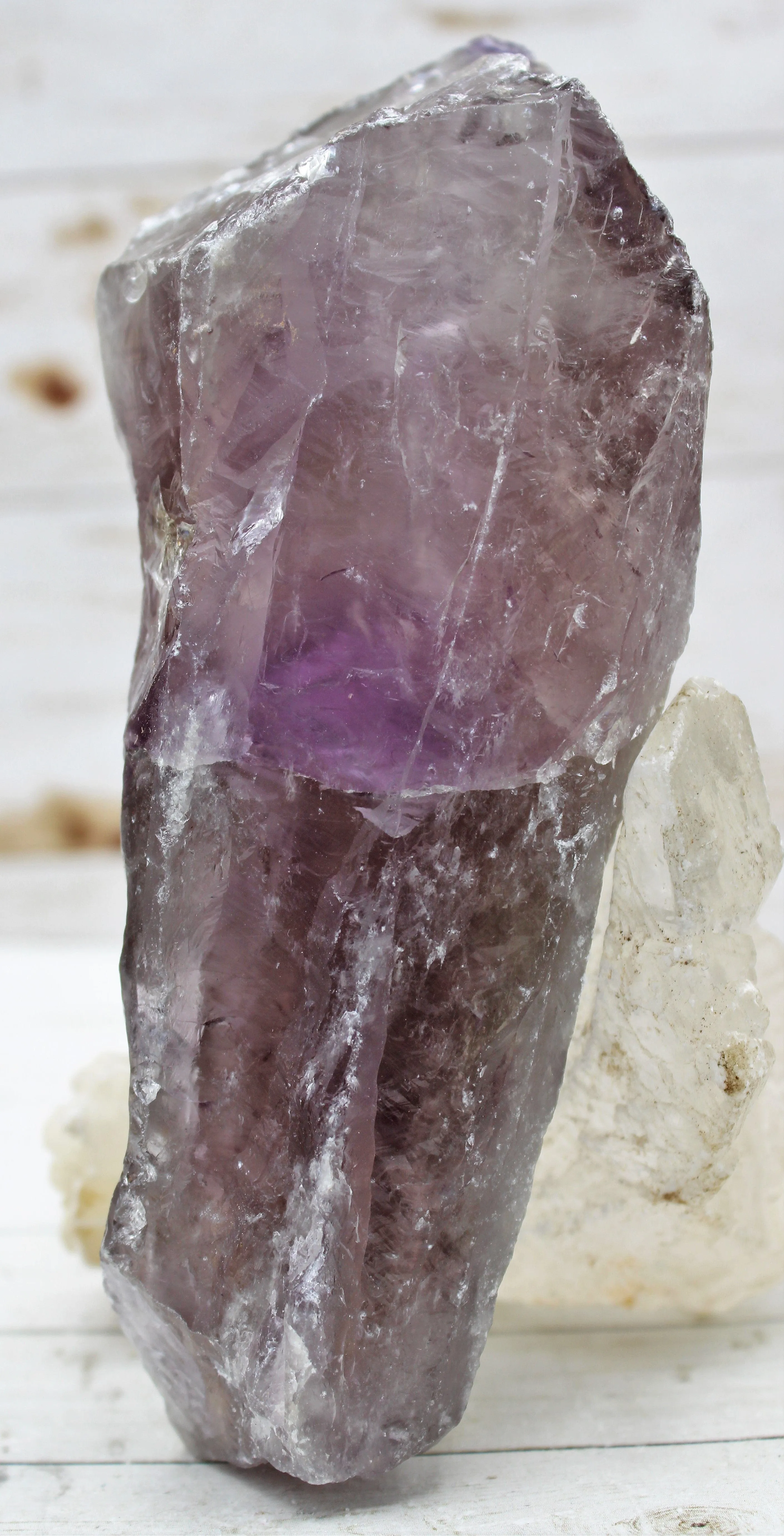 Bahai Natural Amethyst Wand     Mine Closed