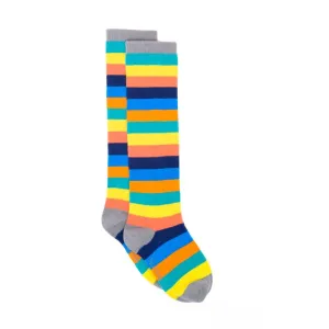 Bamboo Rainbow Stripe Knee High Socks