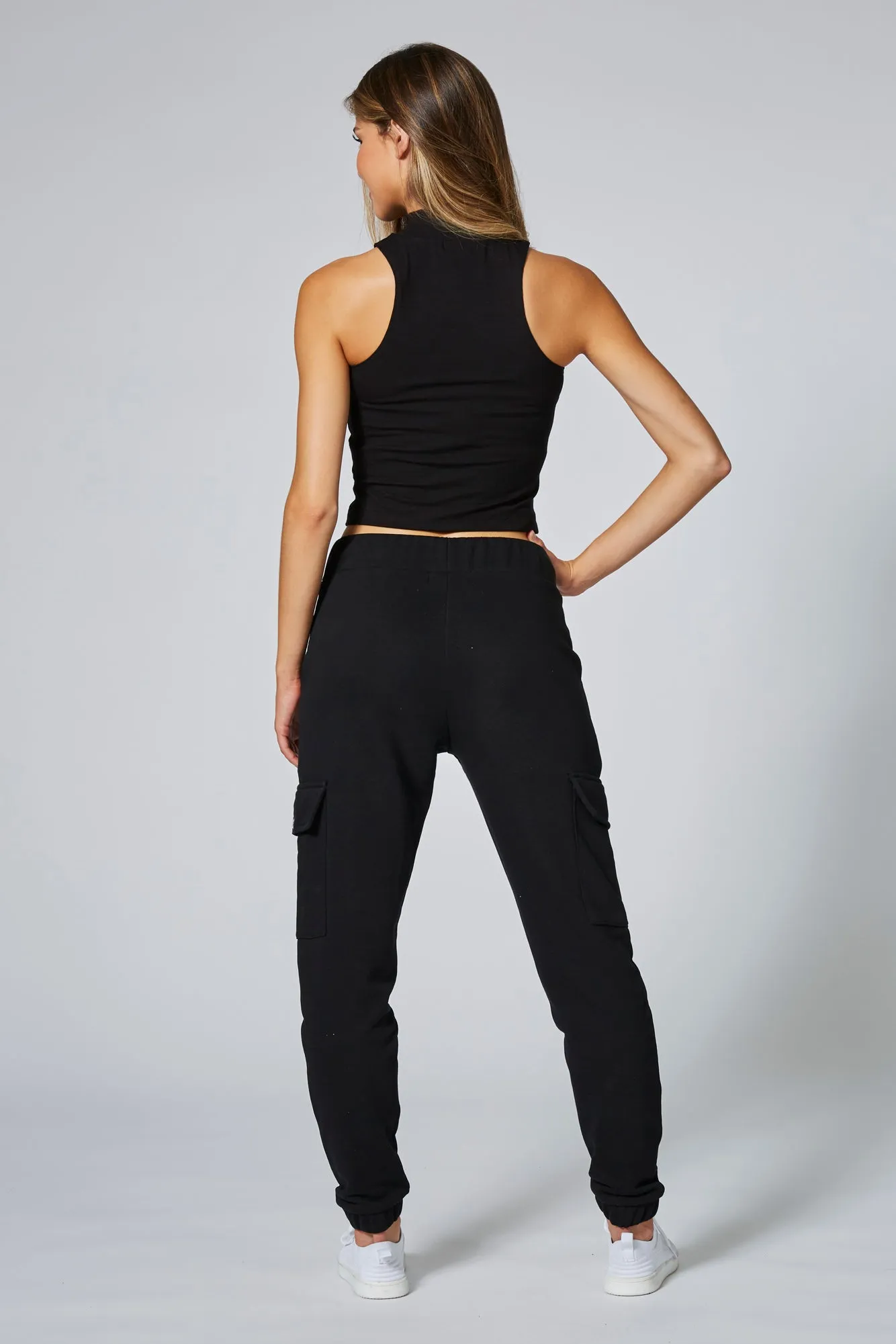 Barbarella Turtle Neck Sleeveless Top