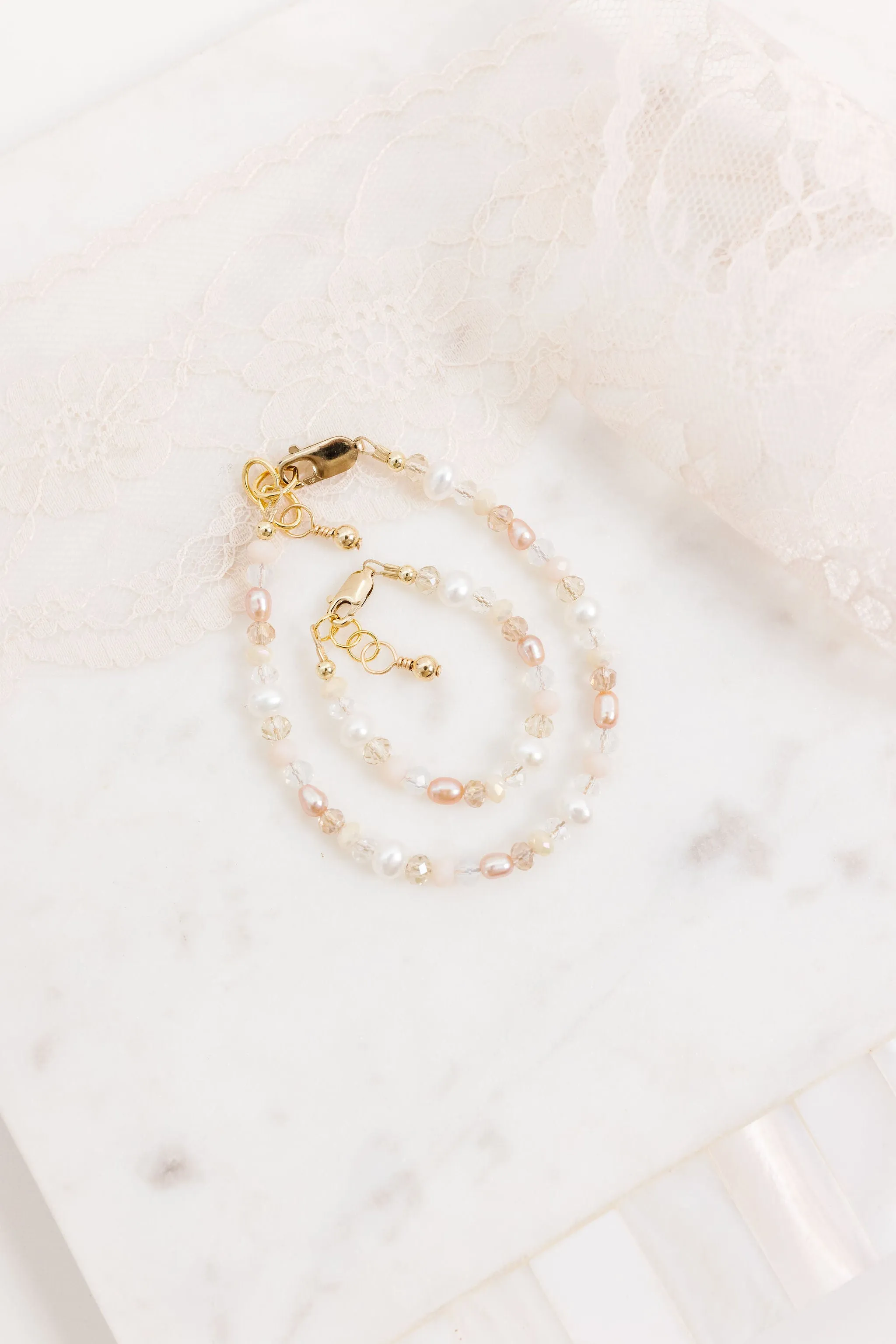 Bella Mom   Mini Bracelet set (4MM   6MM Beads)