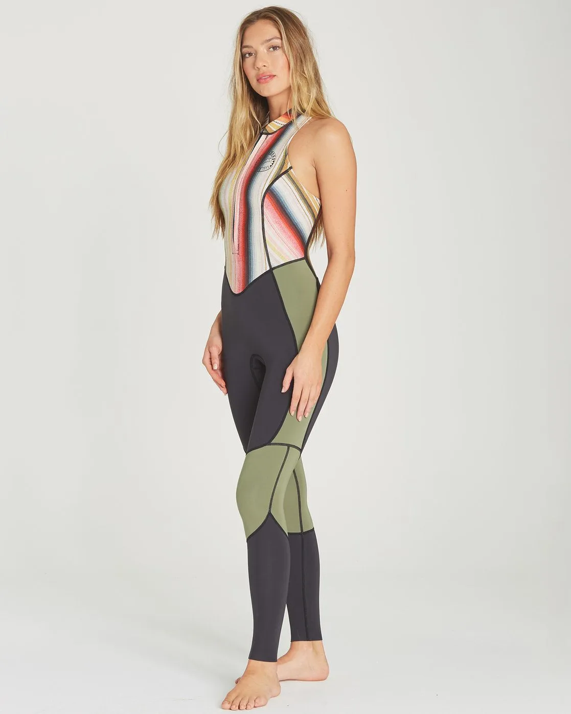 Billabong Womens Salty Jane Sleeveless 2mm Full Wetsuit  - Serape