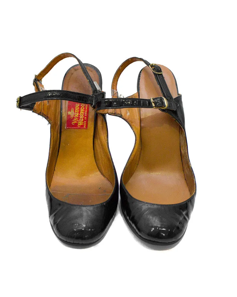 Black Patent Fetish Heels