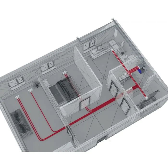 Blauberg KOMFORT-EC-S5B-270-S14 Komfort Horizontal Heat Recovery Ventilation Units - Built-in Controls