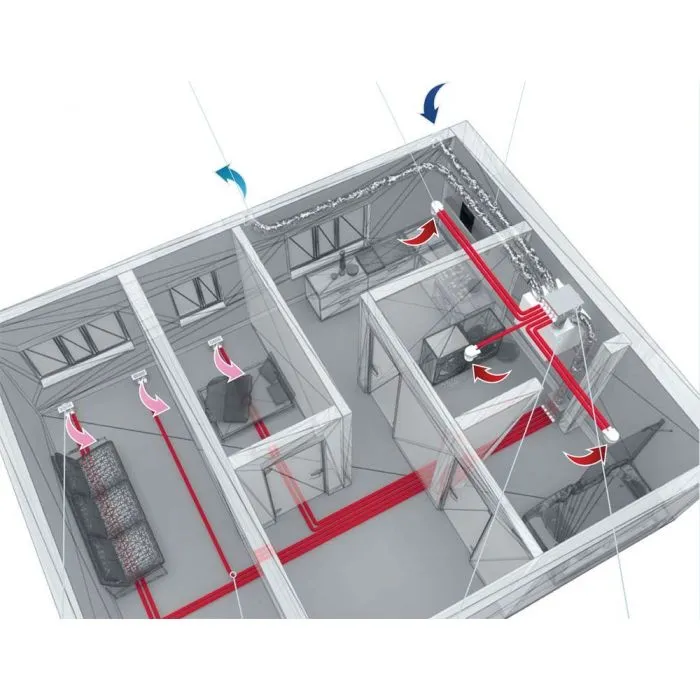 Blauberg KOMFORT-EC-SB-350 Komfort Vertically Mounted MVHR Mechanical Ventilation Unit with Heat Recovery
