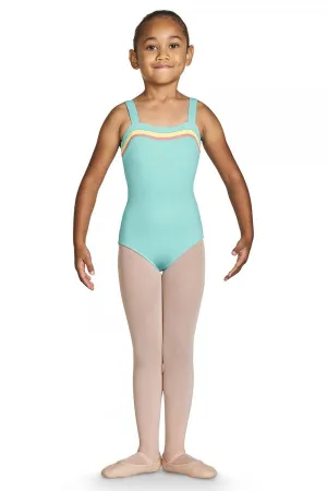 Bloch CL8797 Teagan Gelato Stripe Neck Camisole Leotard