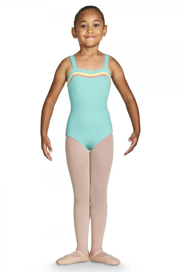 Bloch CL8797 Teagan Gelato Stripe Neck Camisole Leotard