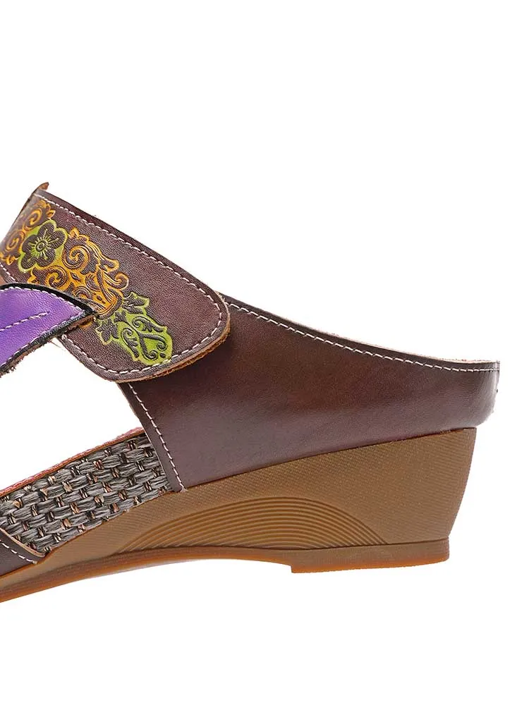 Bonnie Genuine Leather Bohemian Slippers