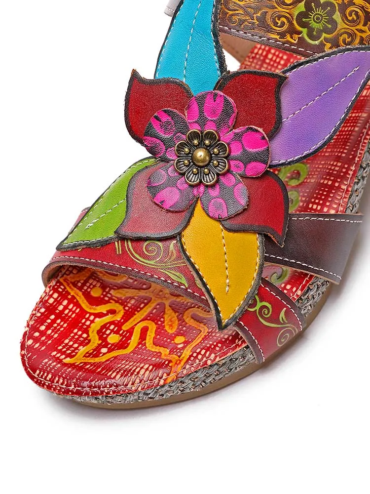 Bonnie Genuine Leather Bohemian Slippers