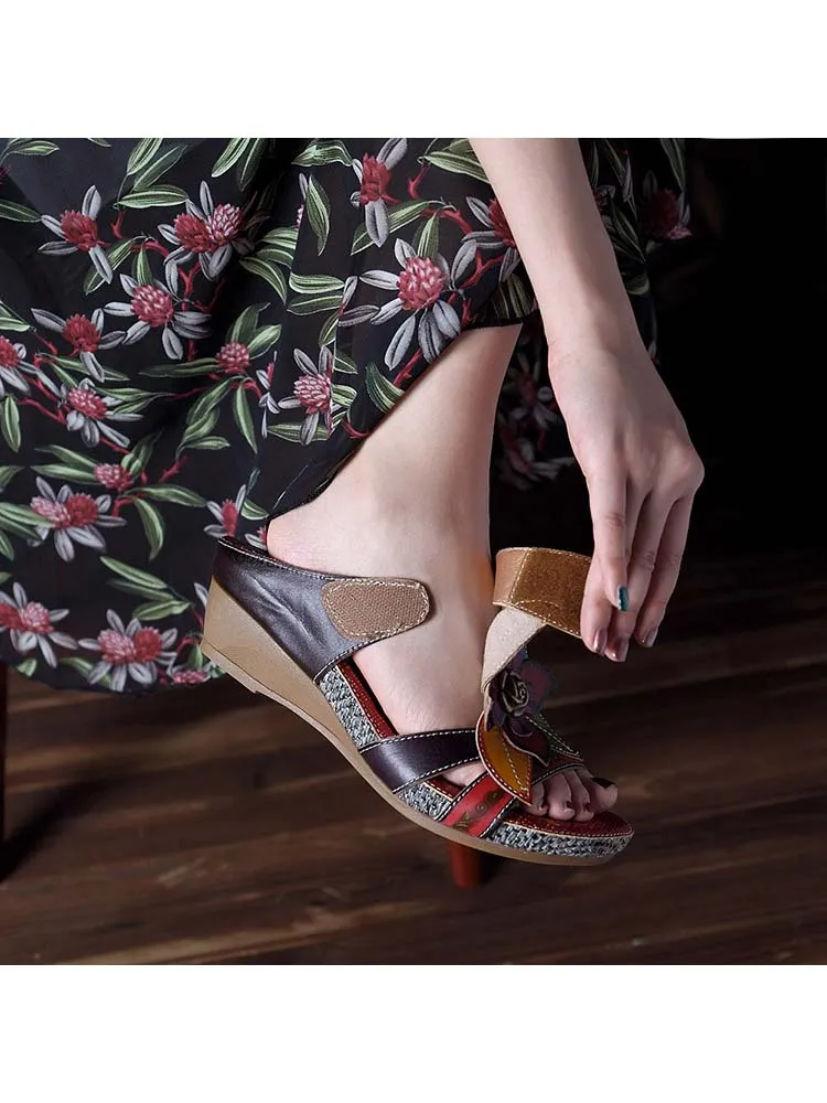 Bonnie Genuine Leather Bohemian Slippers