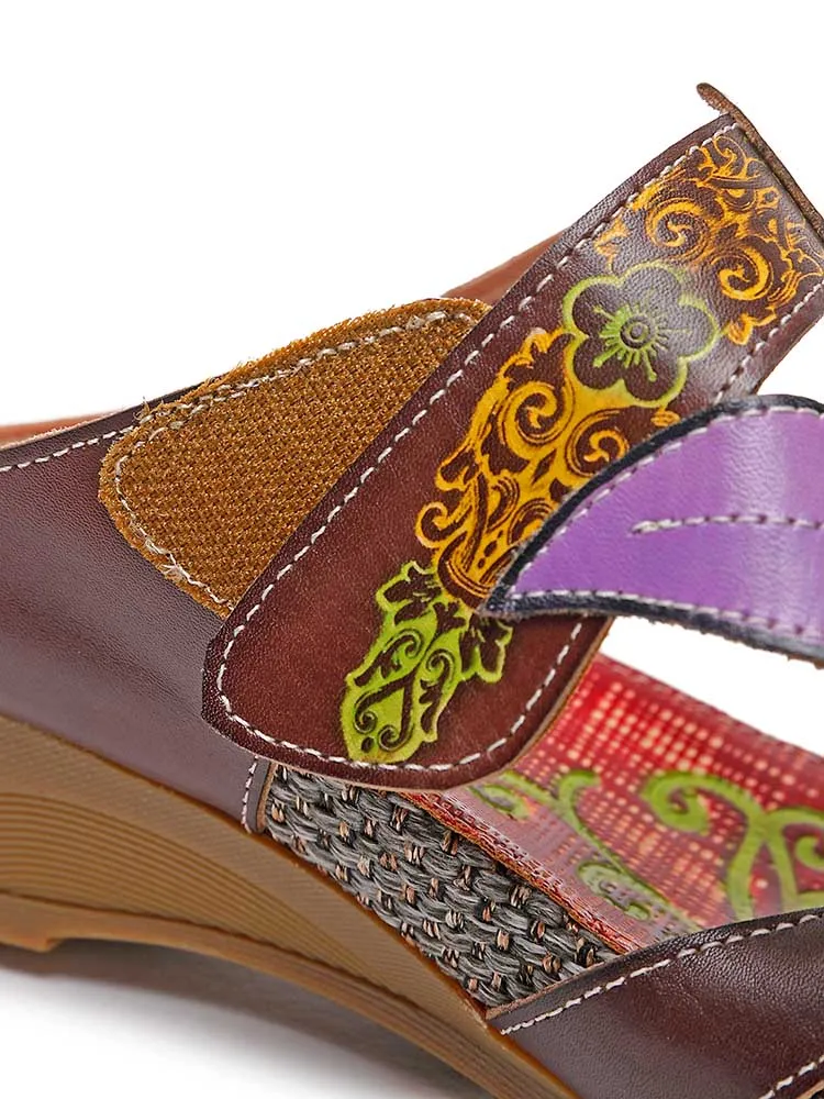 Bonnie Genuine Leather Bohemian Slippers