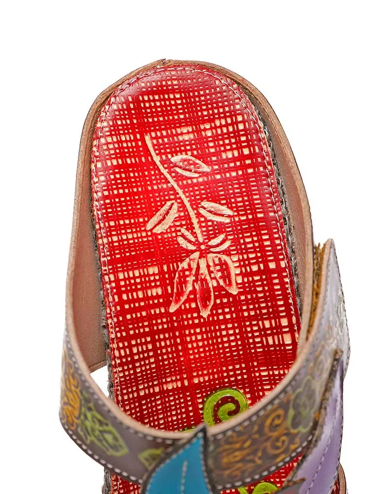 Bonnie Genuine Leather Bohemian Slippers