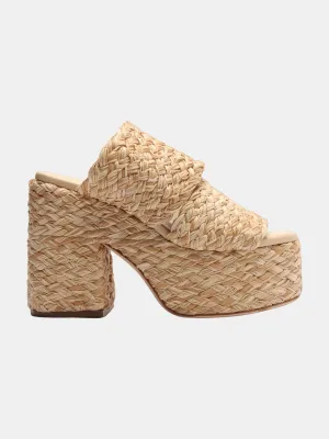 Braided Raffia Platform