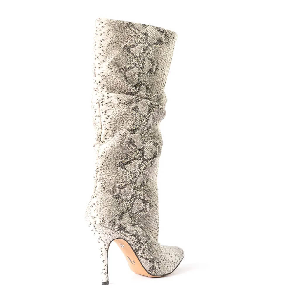 Bree - Beige Vegan Snake - Street Sole