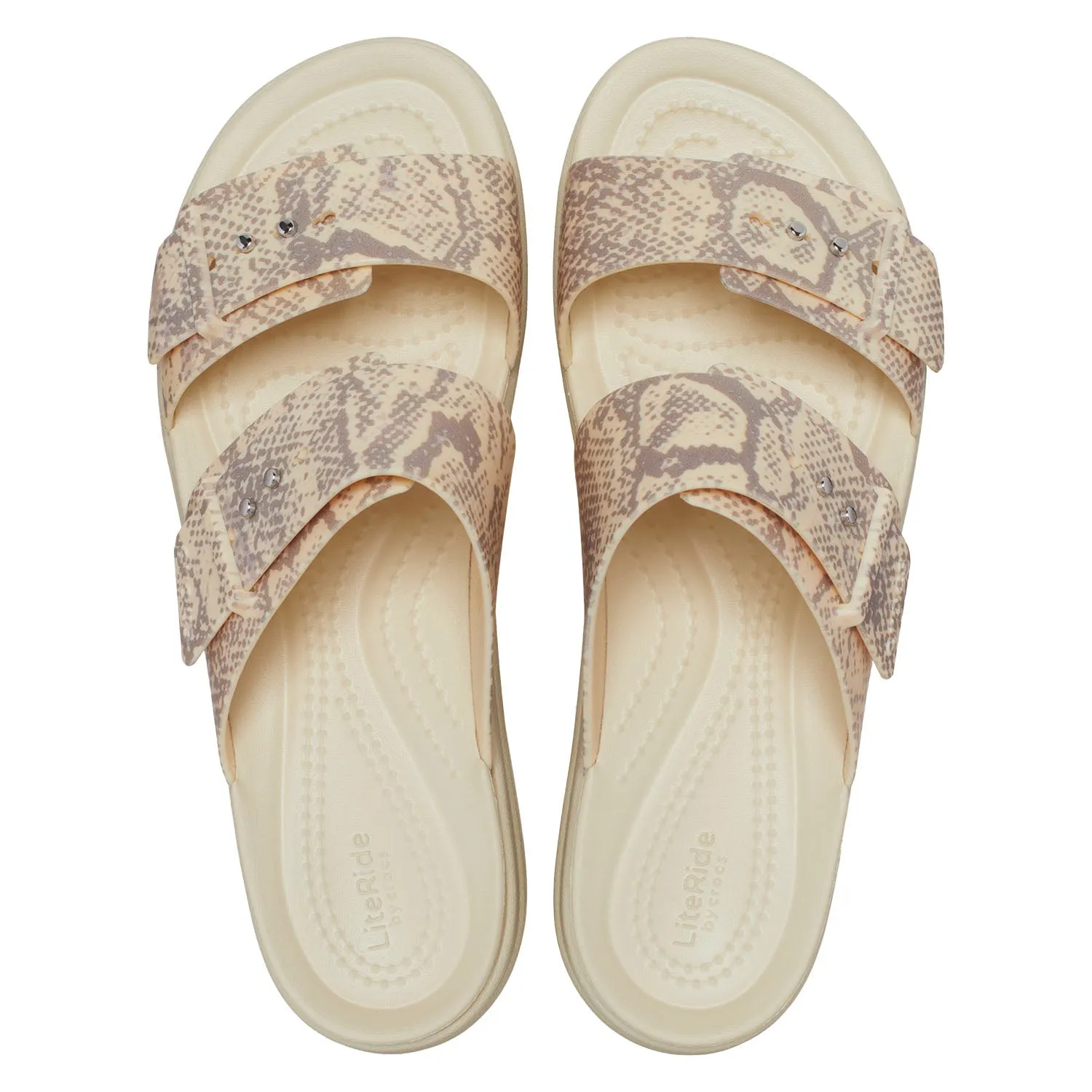 Brooklyn Snake Buckle Low Wedge Womens