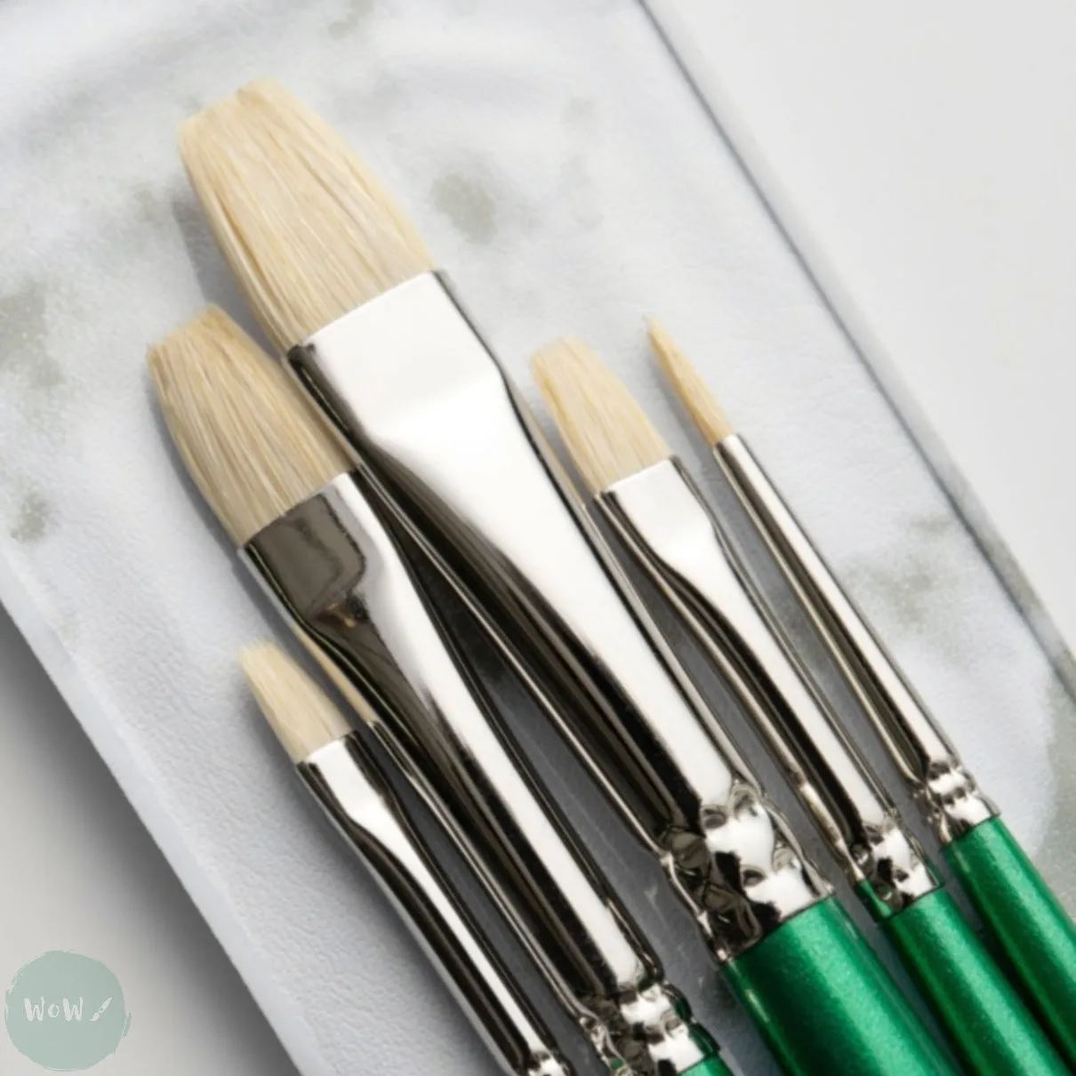 BRUSH SET -  Series A Highest Quality Hogs Hair Brush Wallet - W7A