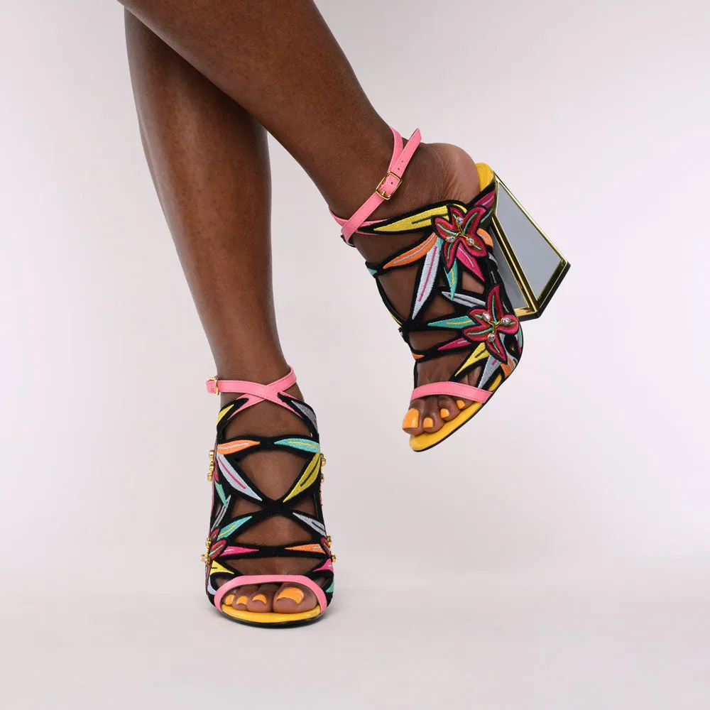 Calypso Kicker Heel Sandals