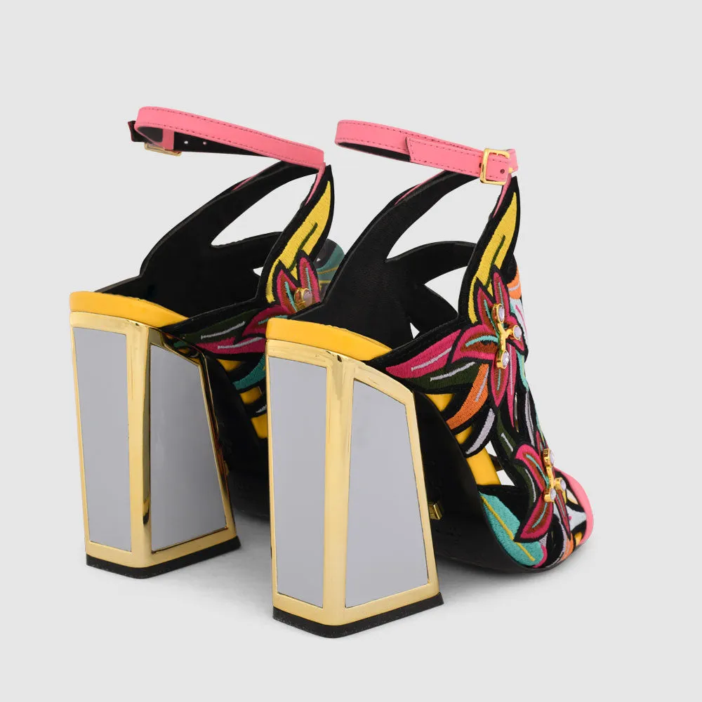 Calypso Kicker Heel Sandals